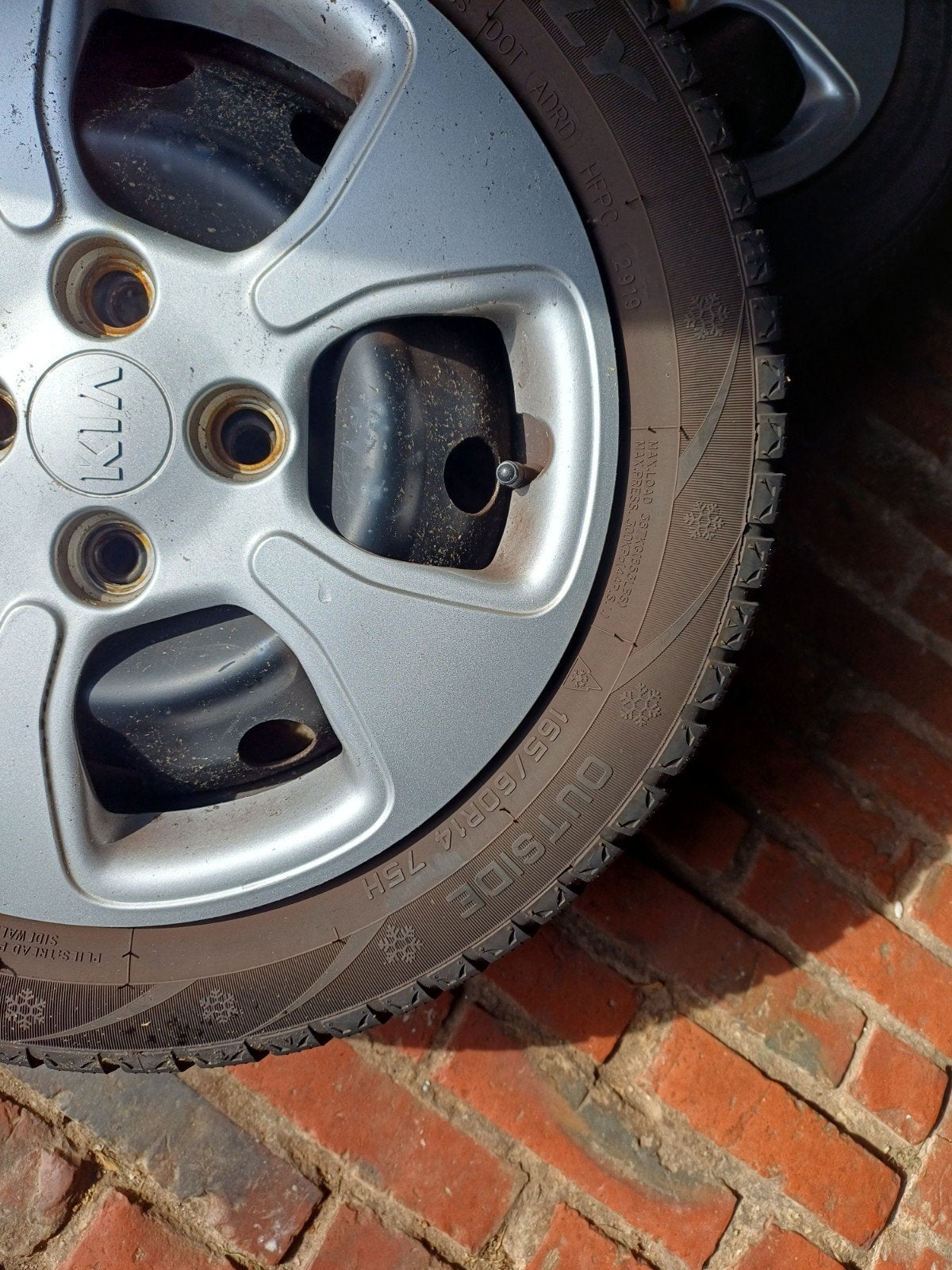 te koop nette set stalen velgen voor kia picanto, Ophalen
