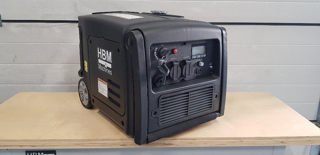 HBM 3200 Watt - 230V Inverter - Generator - Aggregaat 223 cc, Benzine, Geluidgedempt, Ophalen of Verzenden, Zo goed als nieuw