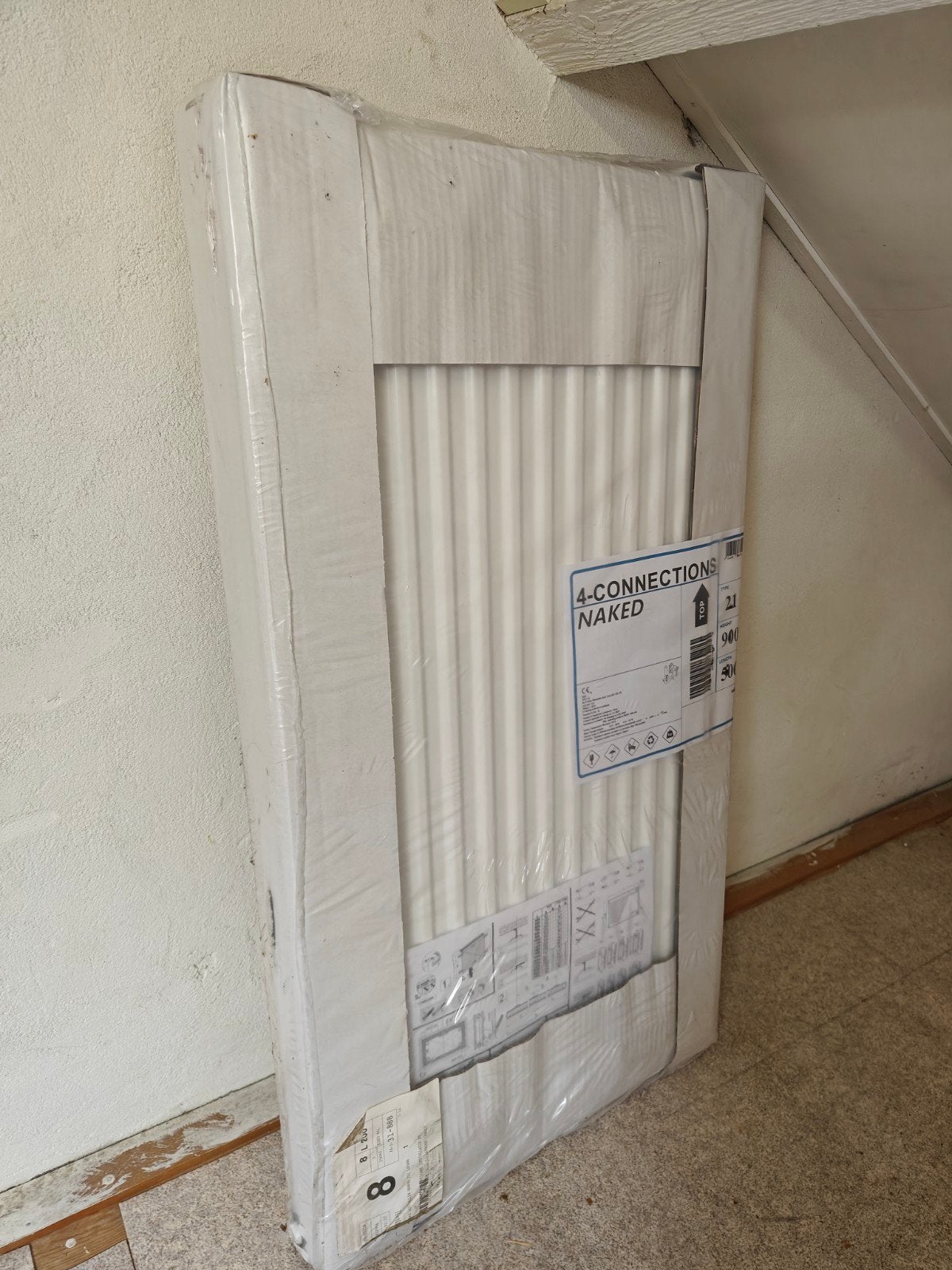 Nieuwe 4-Connections Naked Radiator Type 21 (900x500mm), Ophalen, Radiator, Nieuw, Minder dan 60 cm