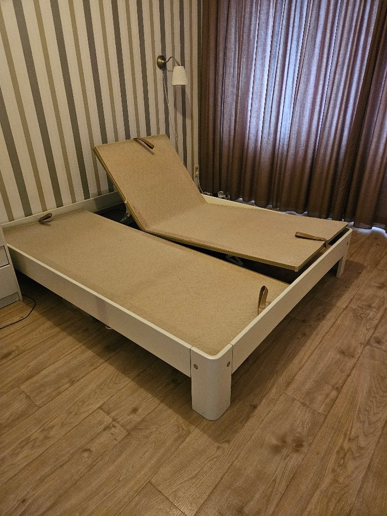 Auping Auronde 160x200, Ophalen, Tweepersoons, 160 cm, Hout