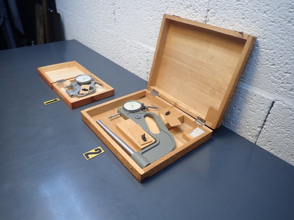 Wanddiktemeter / Pijpdikte meter / Micrometer 0.01mm, Doe-het-zelf en Verbouw, Meetapparatuur, Niet ingevuld, Gebruikt, Afstand