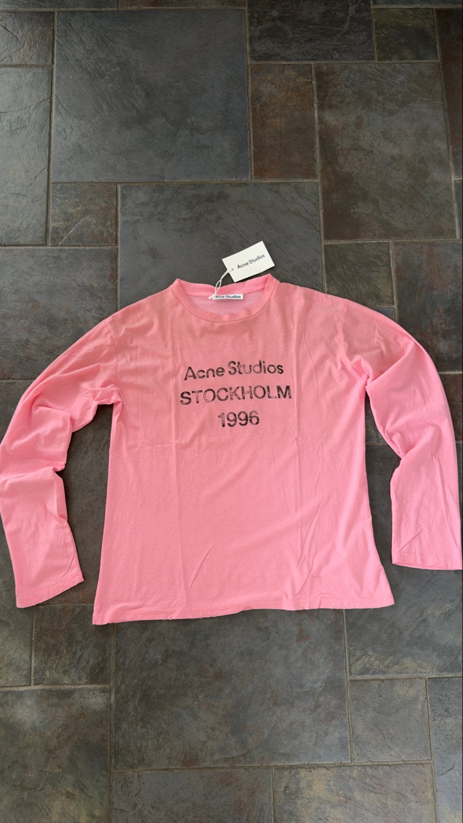 Acne Studios Stockholm 1996 T-shirt Roze Maat M, Verzenden, Nieuw, Maat 48/50 (M), Roze