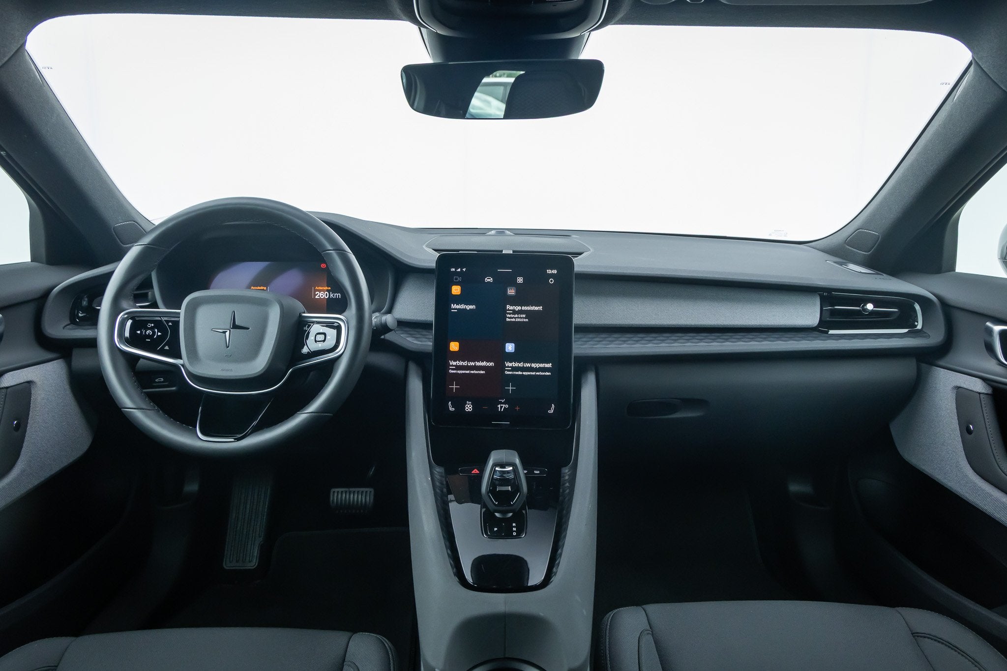 Polestar 2 Standard range single motor 69 kWh son 94% 360 Ca, Auto's, Polestar 2, Gebruikt, Zwart, Origineel Nederlands