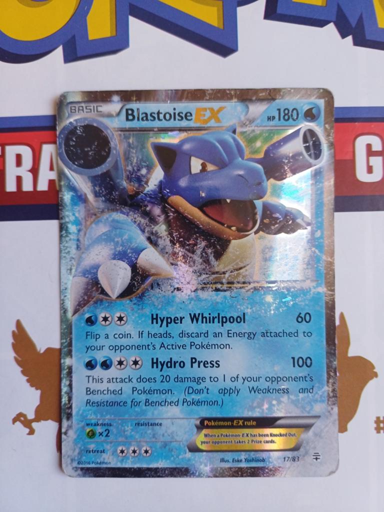 Blastoise EX 17/83, Ophalen of Verzenden, Zo goed als nieuw, Losse kaart