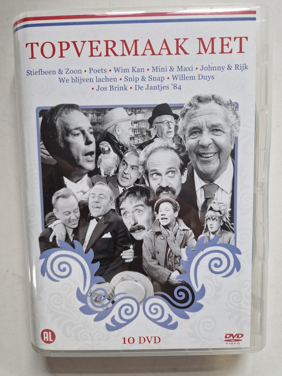 TOPVERMAAK MET - 10 DVD Boxset - Nederlandse Komedie, Alle leeftijden, Ophalen of Verzenden, Gebruikt, Komedie