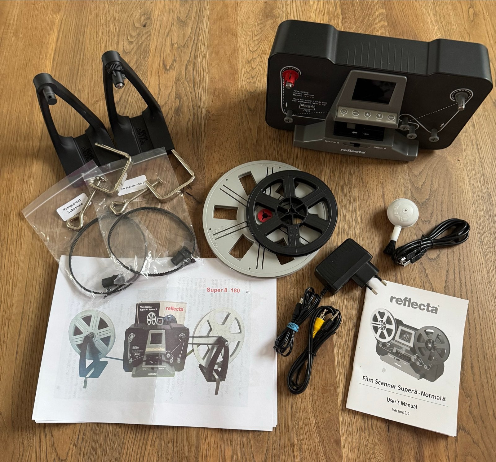 Reflecta Filmscanner 8mm - Super 8 met uitbreidingsset, Overige merken, Overige typen, Ophalen of Verzenden, Zo goed als nieuw