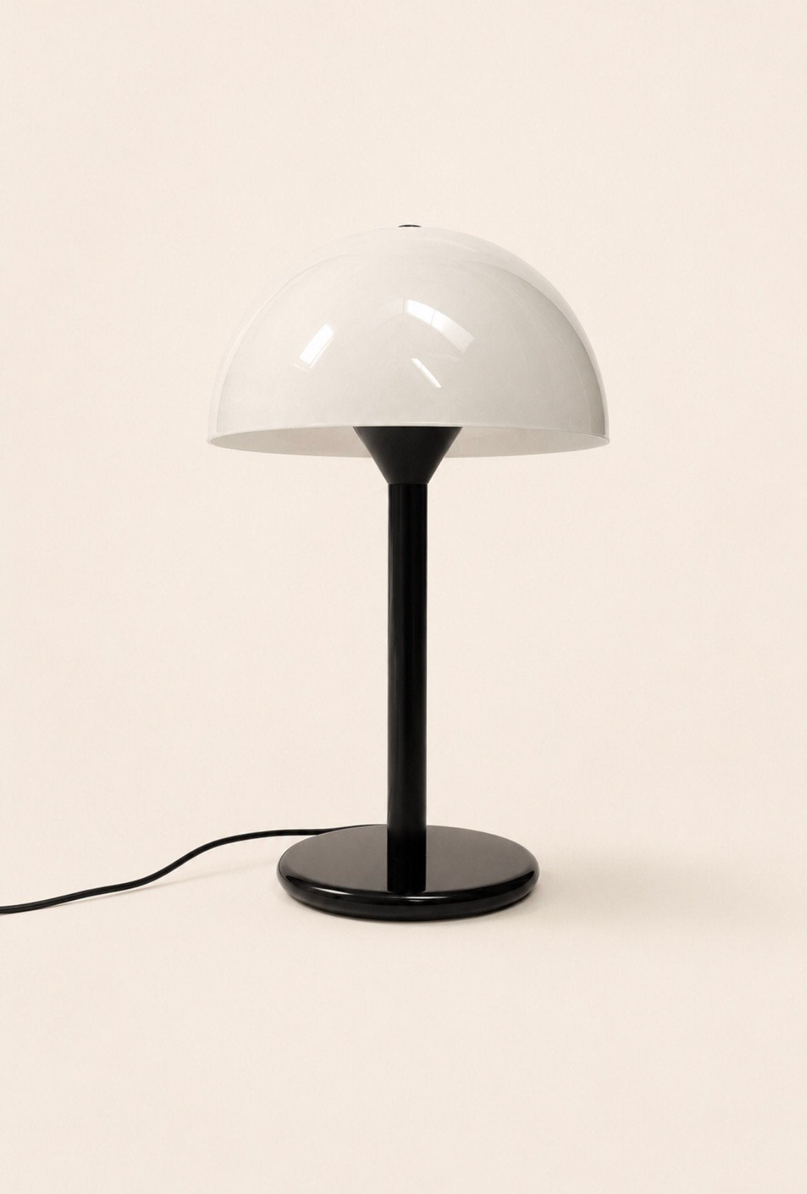 Space age mushroom lamp [staal en plastic], Ophalen, Zo goed als nieuw, Vintage