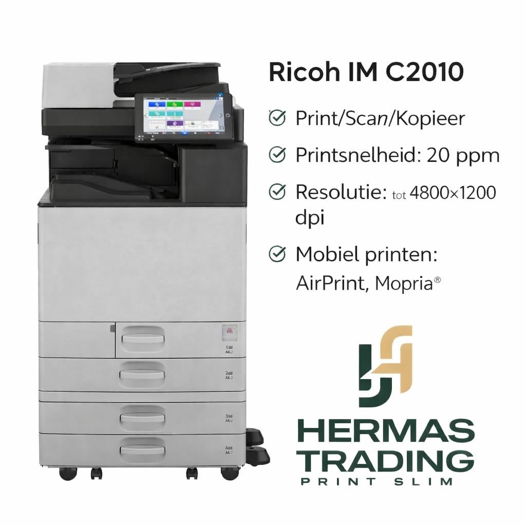 Ricoh IM C2010, All-in-one, Refurbished, Ricoh, Scannen
