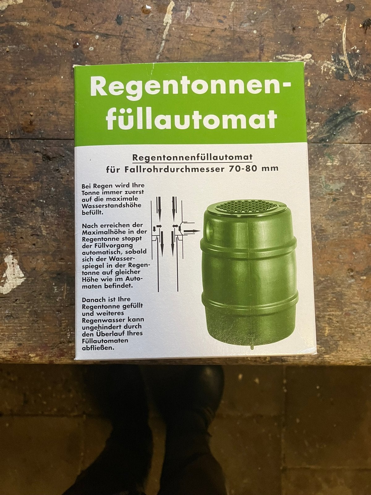 Nieuwe vulautomaat regenton, Minder dan 75 liter, Ophalen of Verzenden, Nieuw, Kunststof
