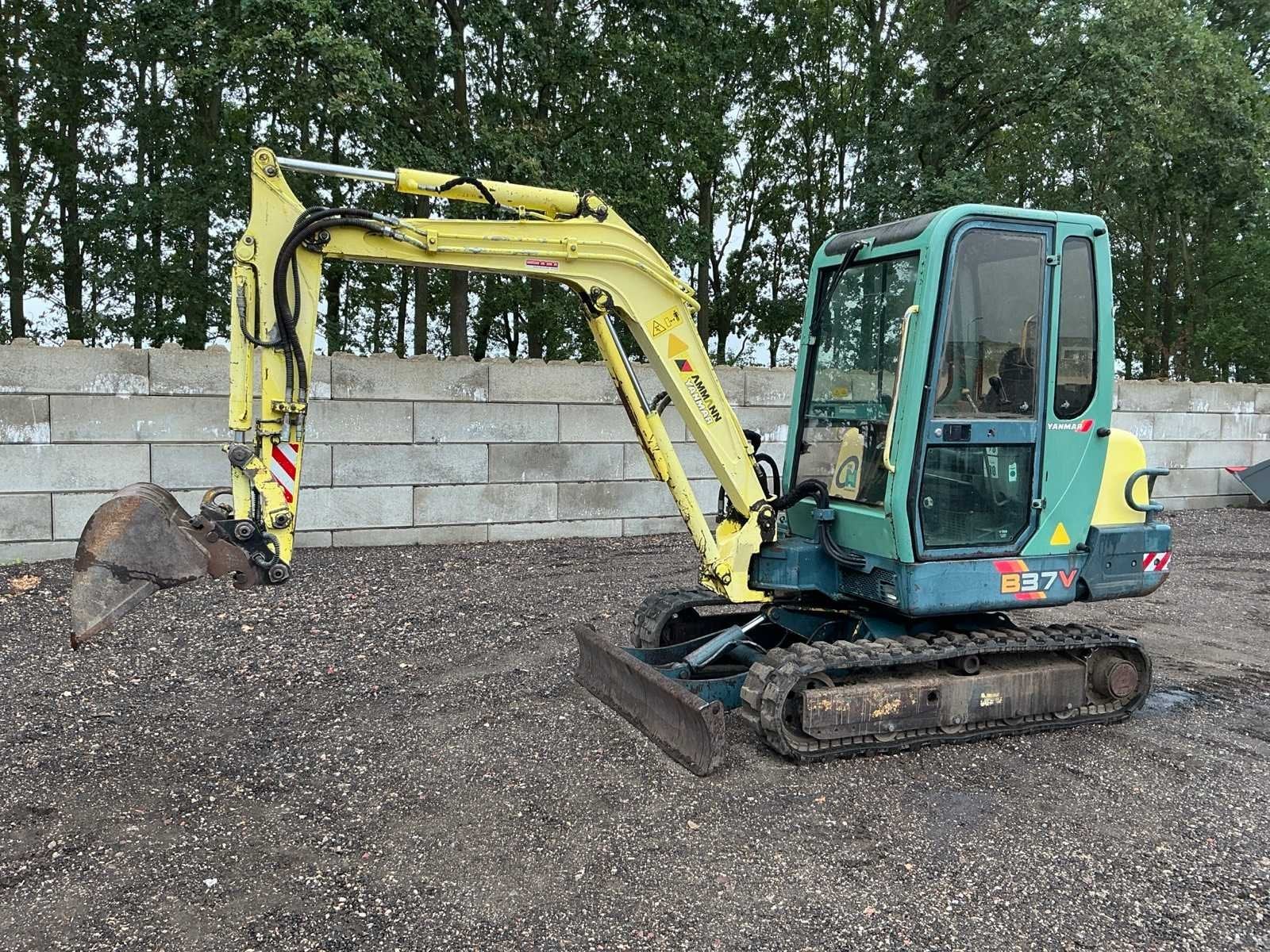 1999 Yanmar B37V Minigraafmachine, Zakelijke goederen, Graafmachine