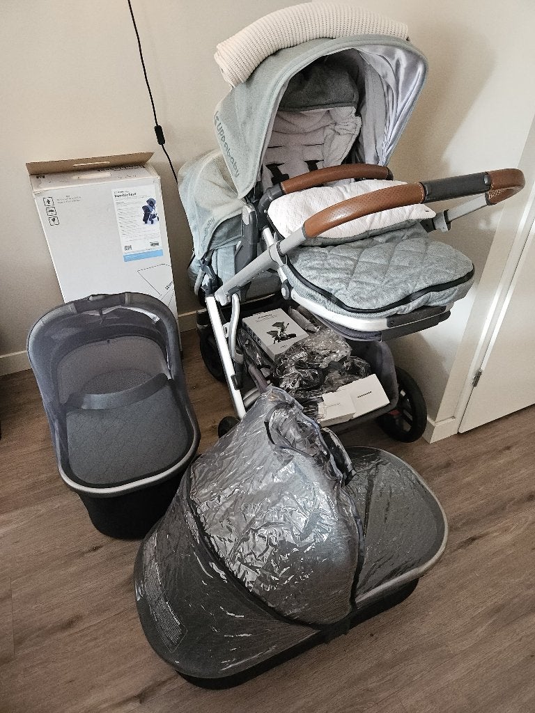 Kinderwagen Uppababy Vista 2-in-1 complete set, Gebruikt, Duowagen, Combiwagen, Ophalen