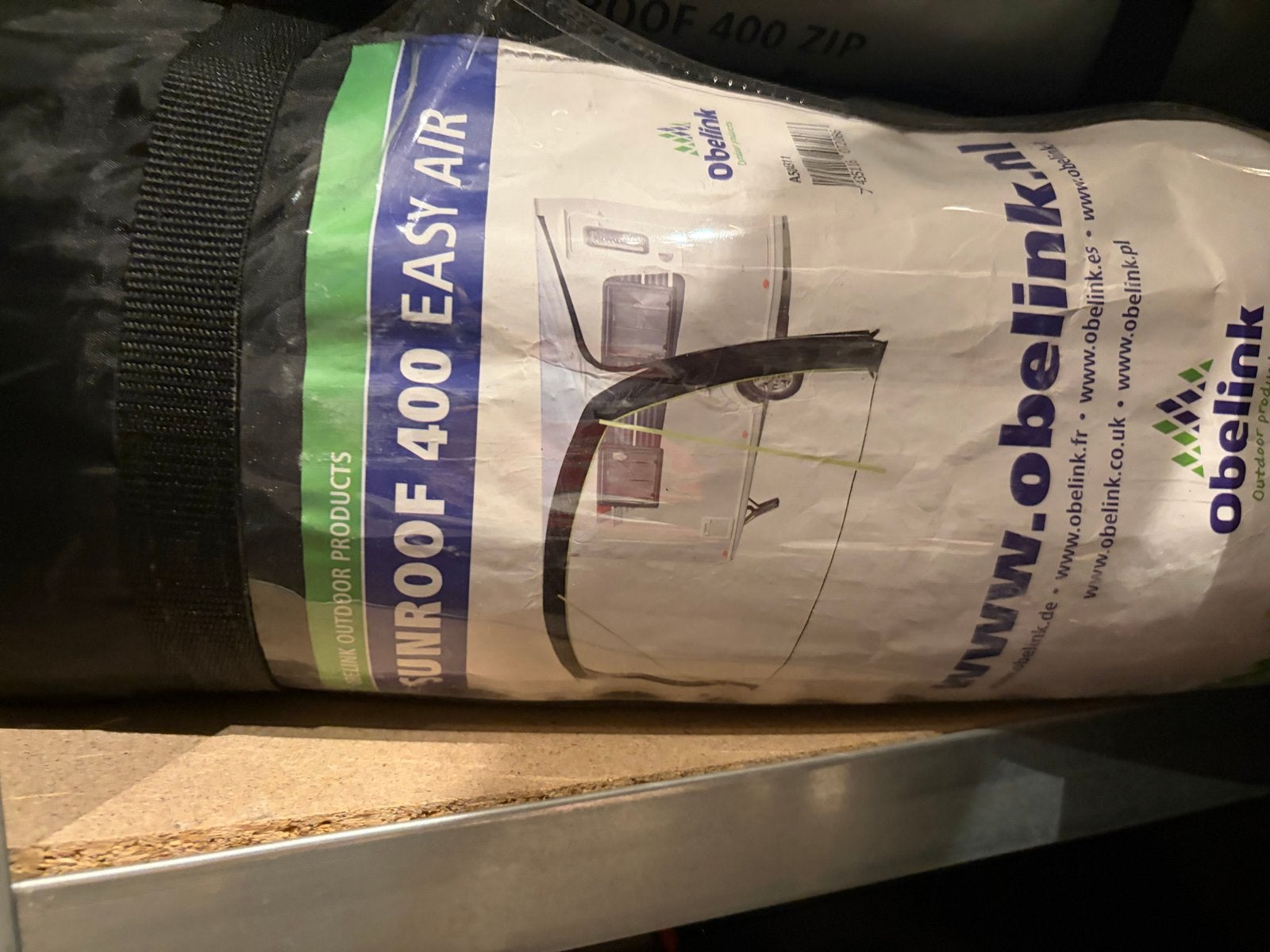 Obelink Sunroof 400 Easy Air voortent, Caravans en Kamperen, Voortenten en Luifels, Ophalen, Zo goed als nieuw, Overige merken