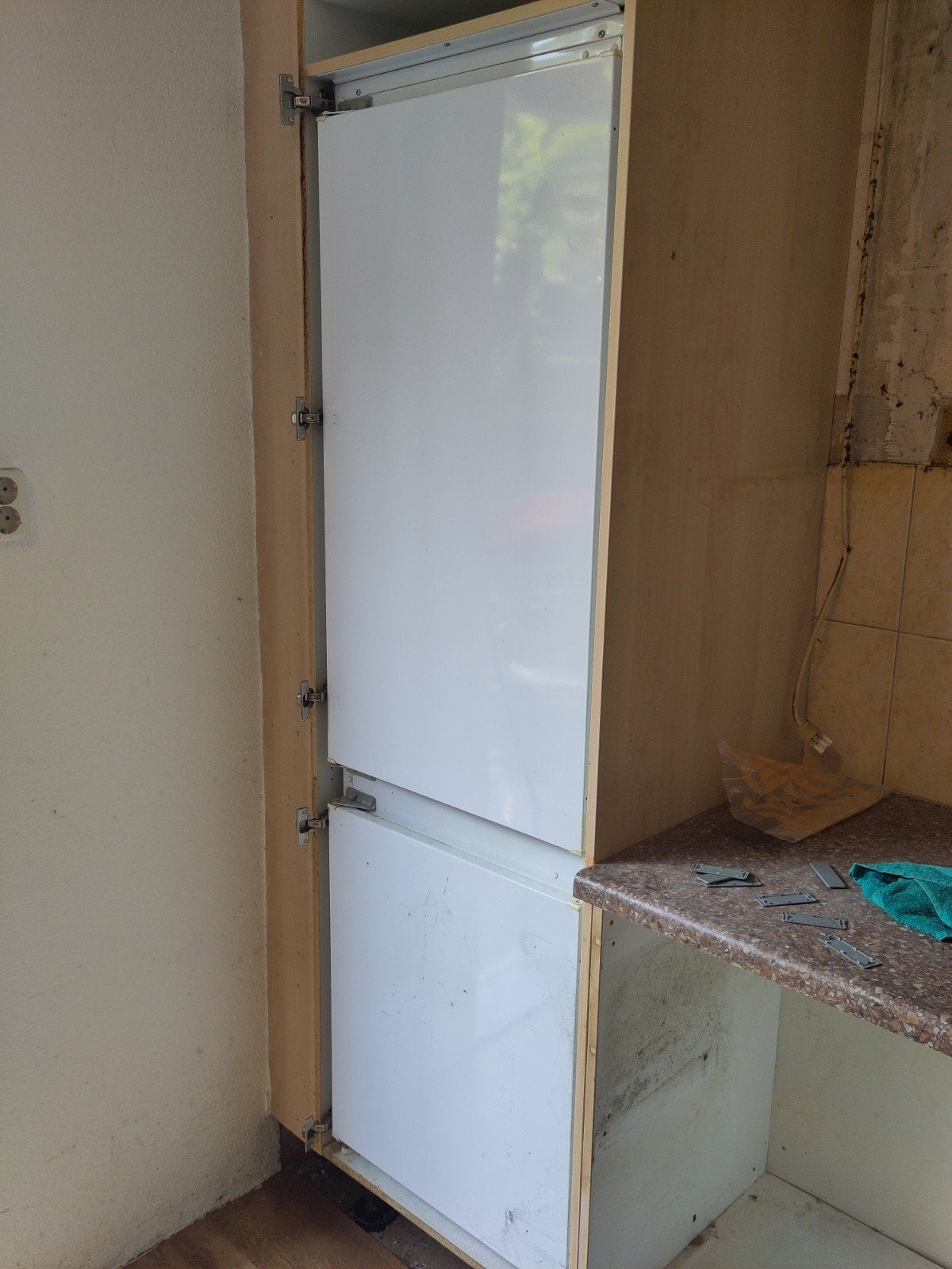 inbouw koelvries kast, Ophalen, Gebruikt, 200 liter of meer, Met aparte vriezer