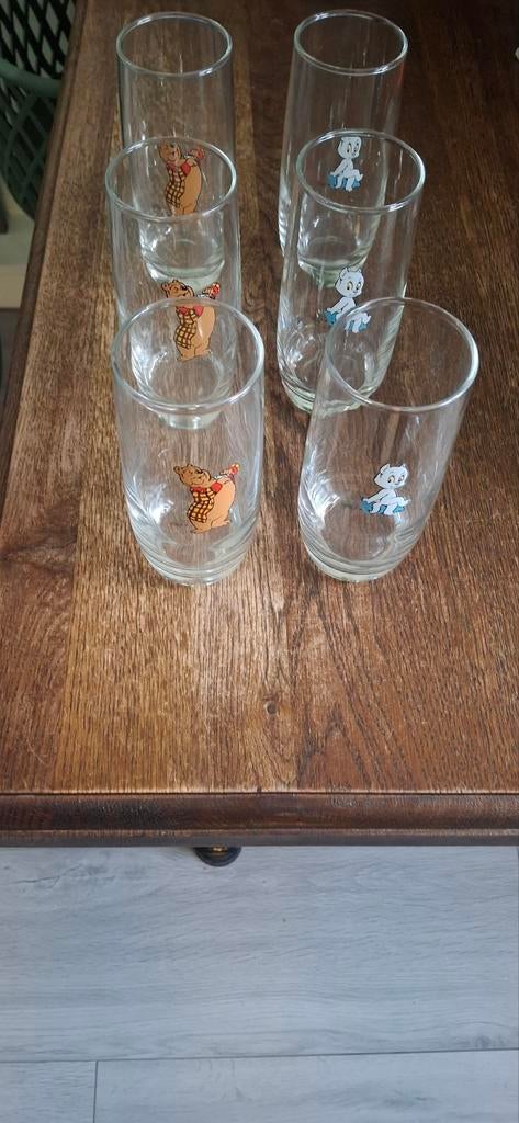 Maarten toonder tom poes glazen, Ophalen of Verzenden, Zo goed als nieuw, Bierglas