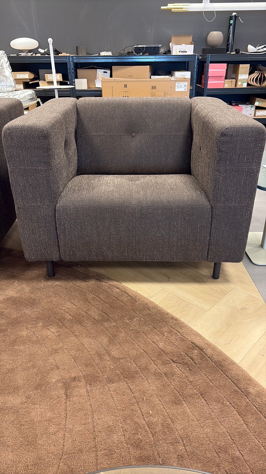 Gelderland fauteuil 6111 bruin, Ophalen, Eenpersoons, 75 tot 100 cm, Zo goed als nieuw
