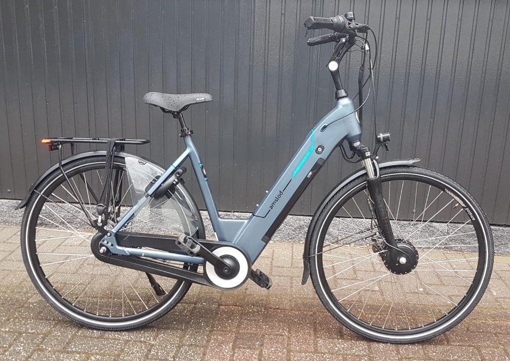 amslod hamilton f-mv elektrische damesfiets, (Extra) lage instap, Zo goed als nieuw, 50 tot 53 cm, Ophalen