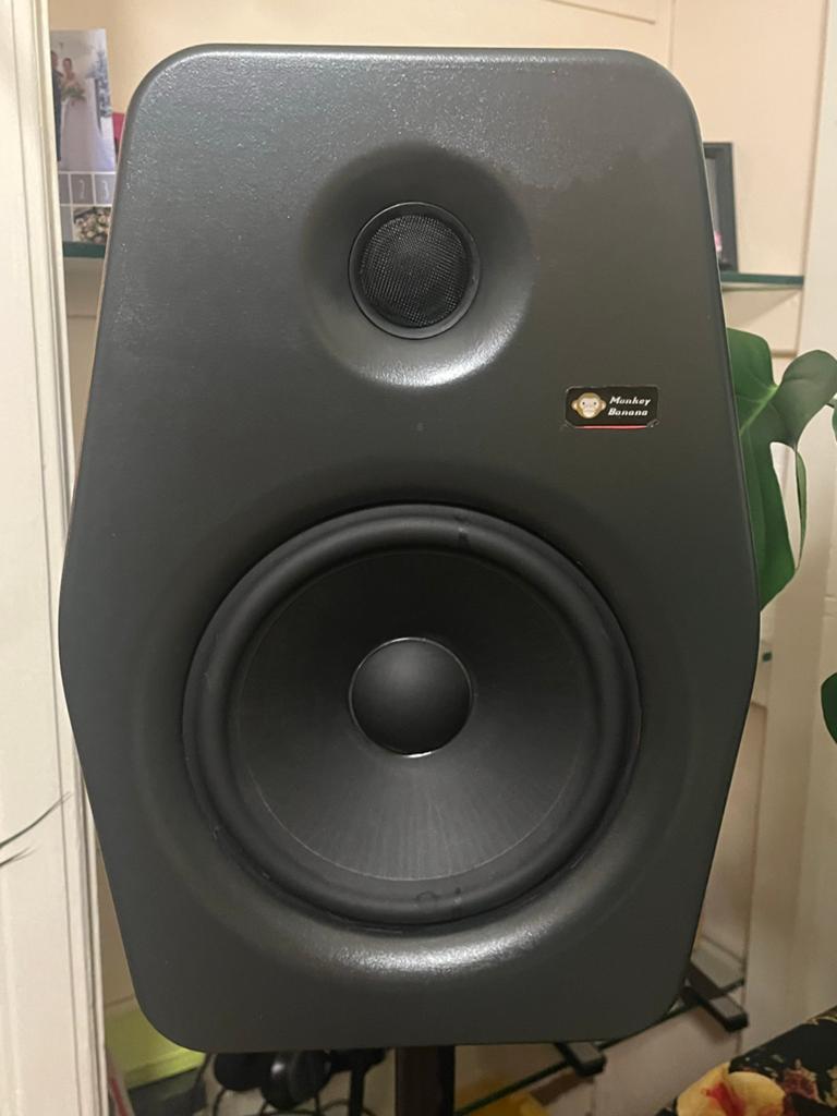Monkey Banana Turbo 8 Actieve Studio Monitor, Audio, Tv en Foto, Luidsprekers, Zo goed als nieuw, 120 watt of meer, Front, Rear of Stereo speakers