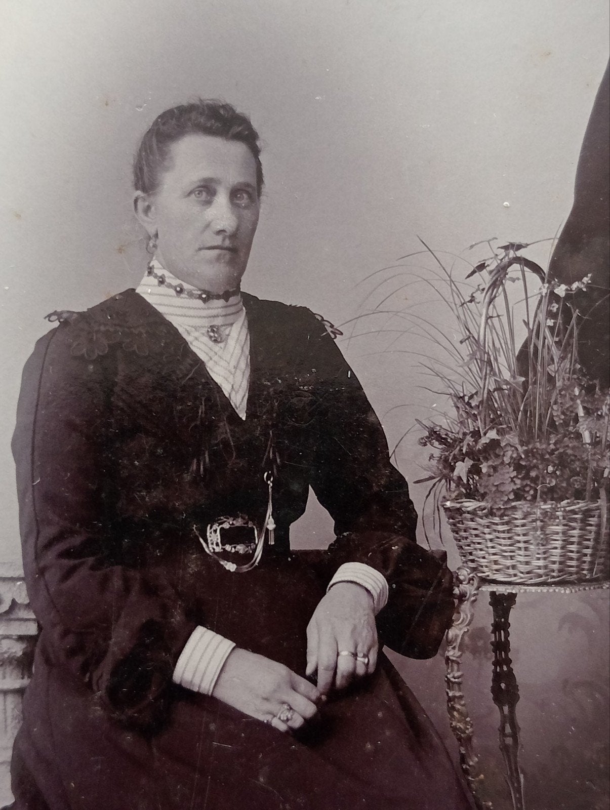 P.Timmer Franeker kabinetkaart foto circa 1900, Ophalen of Verzenden, Voor 1940, Gebruikt