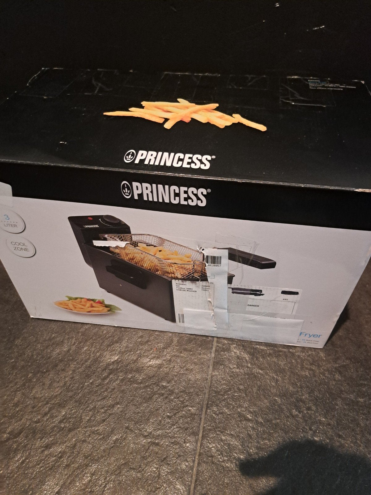 Princess Friteuse - 3 liter - Nieuw in doos, 2 tot 3 liter, Ophalen, Nieuw