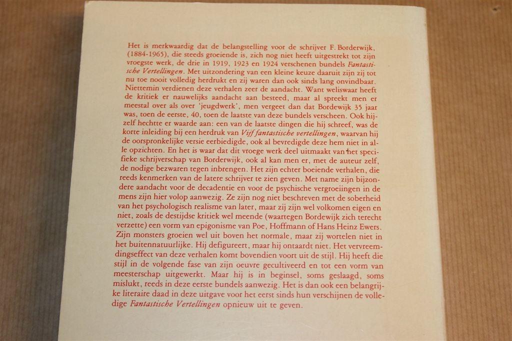 Fantastische Vertellingen — F. Bordewijk — Verhalen, Boeken, Ophalen of Verzenden, Gelezen
