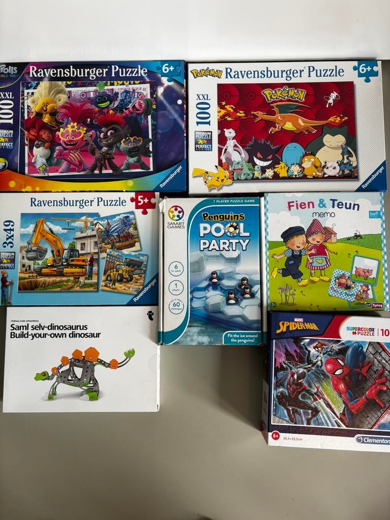 Puzzles and speletjes te koop, Ophalen of Verzenden, Meer dan 50 stukjes, Zo goed als nieuw