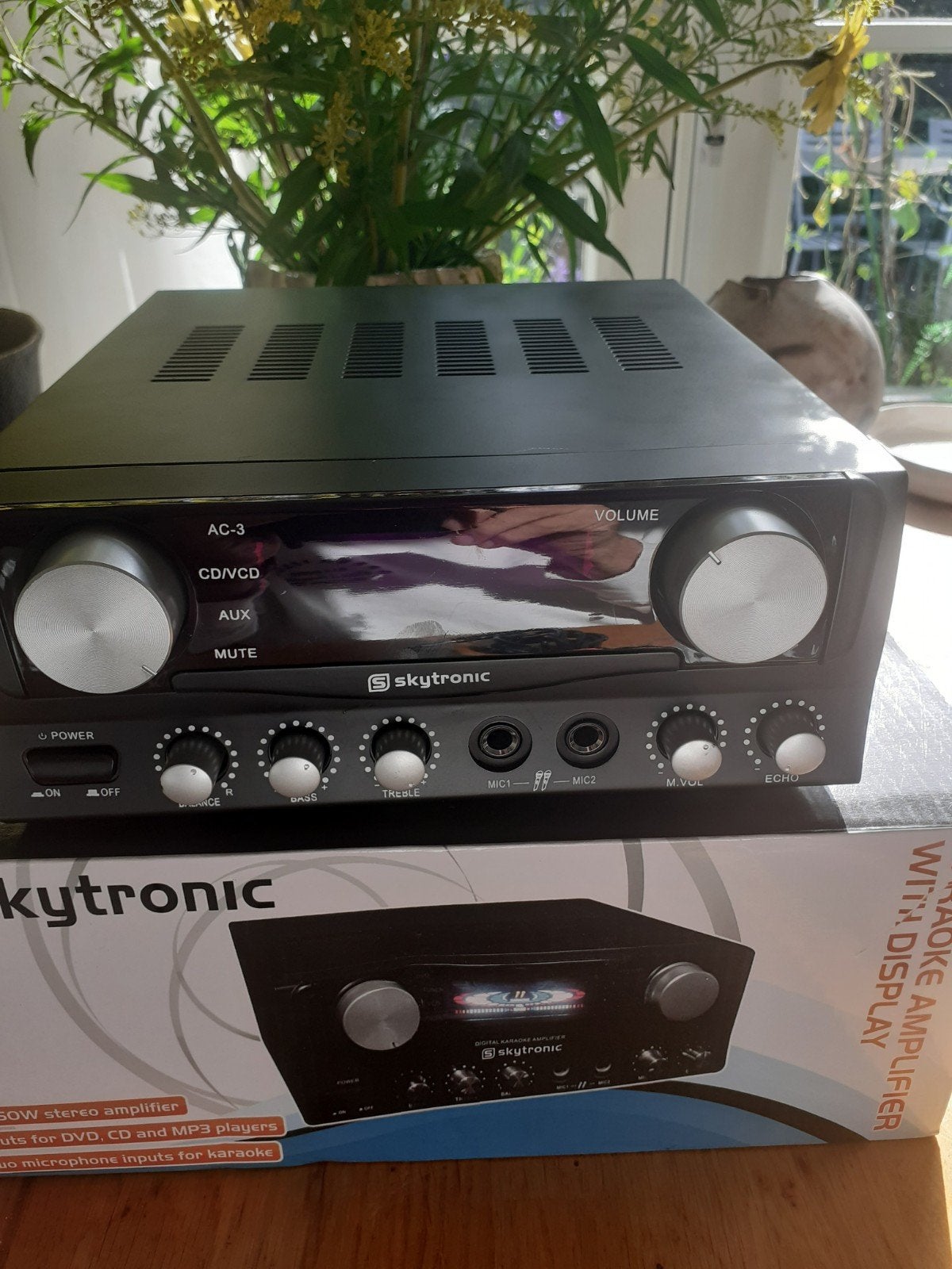 Skytronic Karaoke Set with display met Fenton Speakers en Mi, Ophalen of Verzenden, Zo goed als nieuw, Complete set