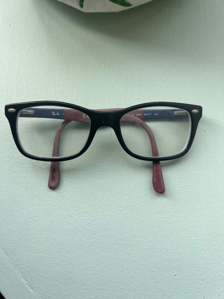 Ray-Ban junior bril, Gebruikt, Verzenden, Zwart, Ray-Ban