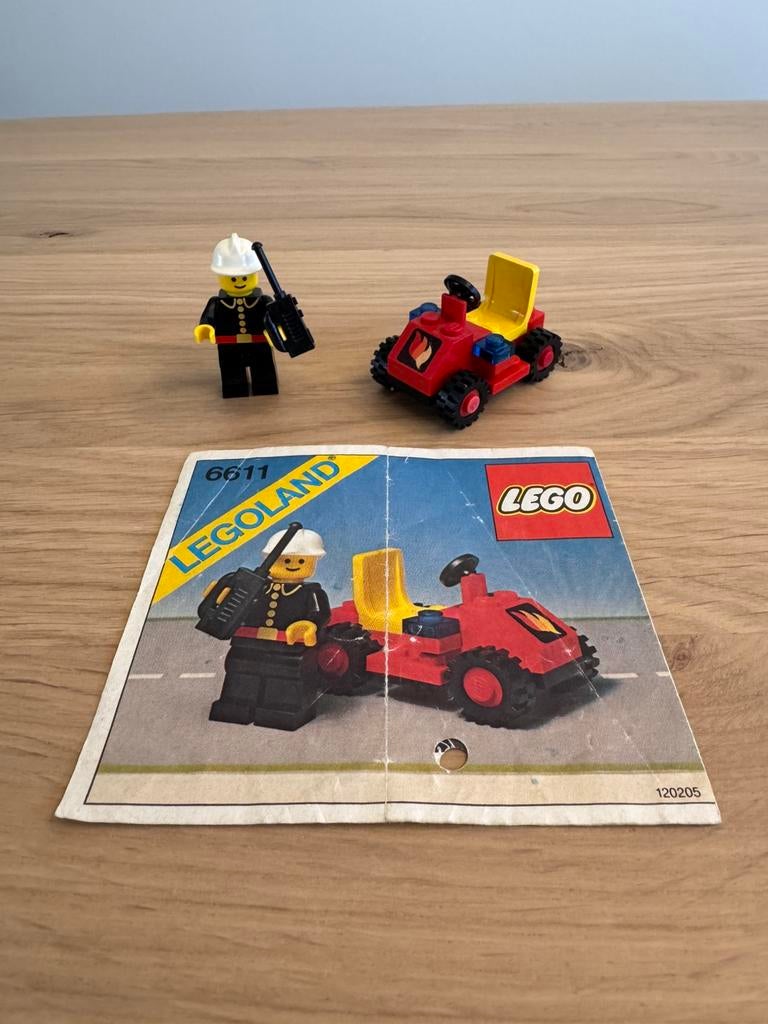 LEGO set 6611 Fire Chief’s Car, Lego, Ophalen of Verzenden, Zo goed als nieuw, LEGOLAND