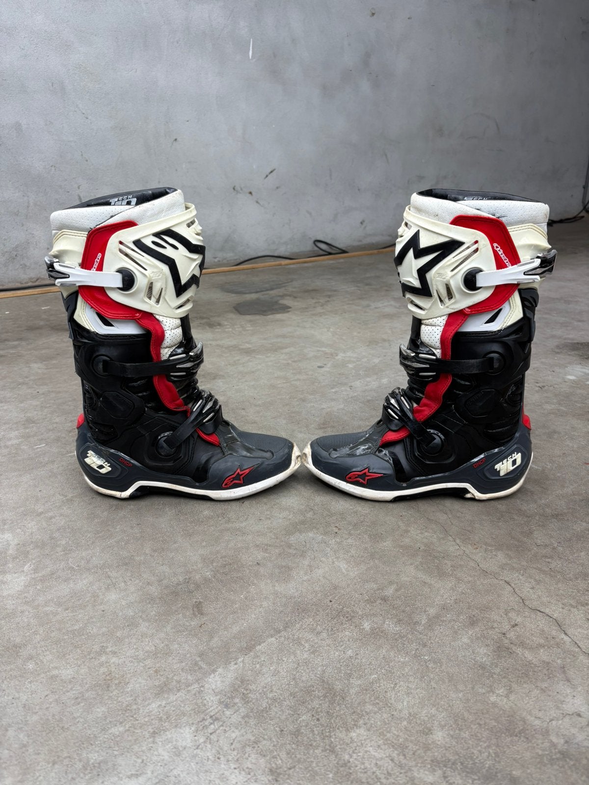 Alpinestars tech 10 maat 8 (42), Motoren, Ophalen of Verzenden, Tweedehands, Laarzen