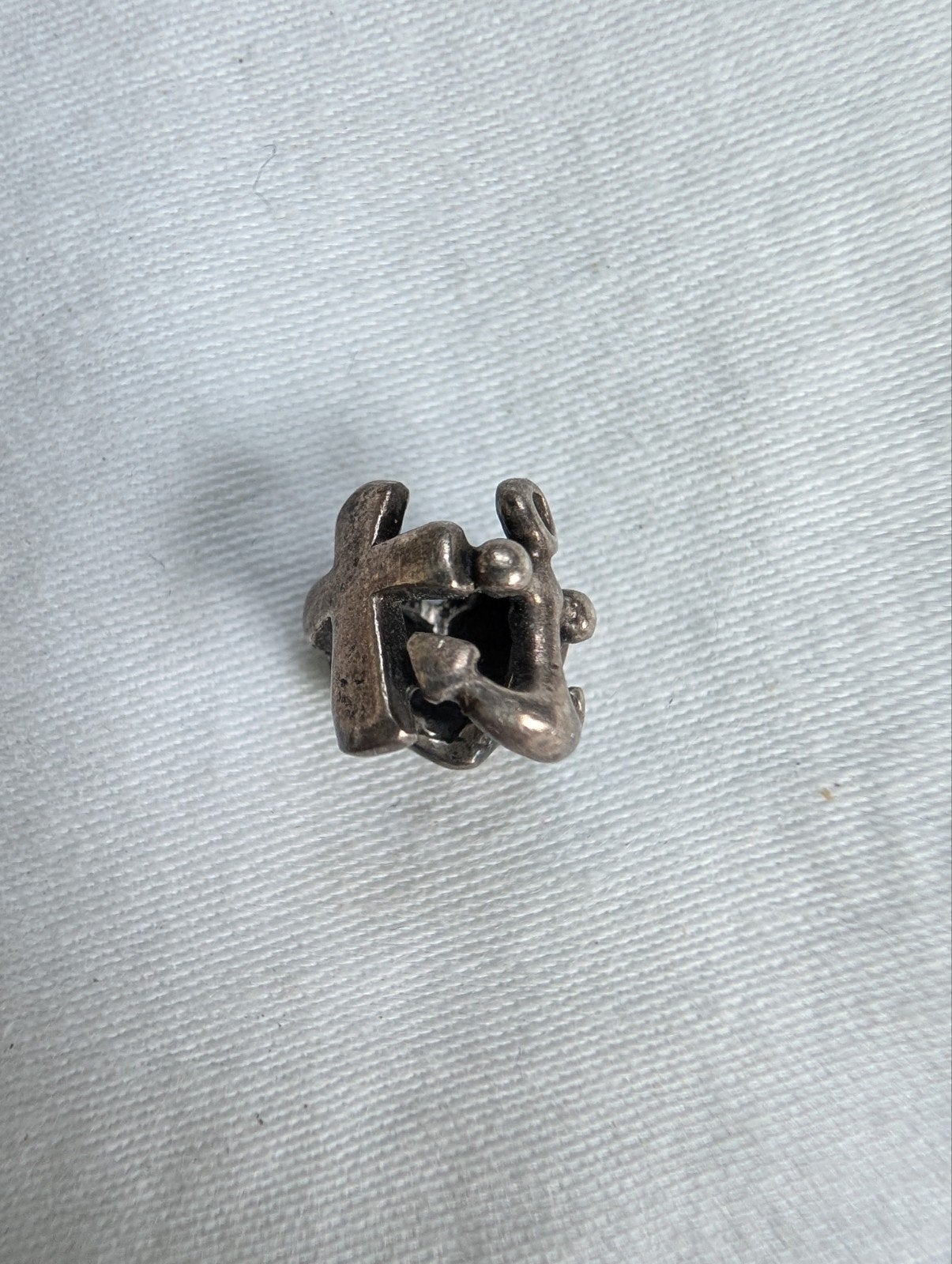 Trollbeads hoop geloof liefde bedel, Sieraden, Tassen en Uiterlijk, Bedels, Gebruikt, Verzenden, Trollbeads, 1 bedel