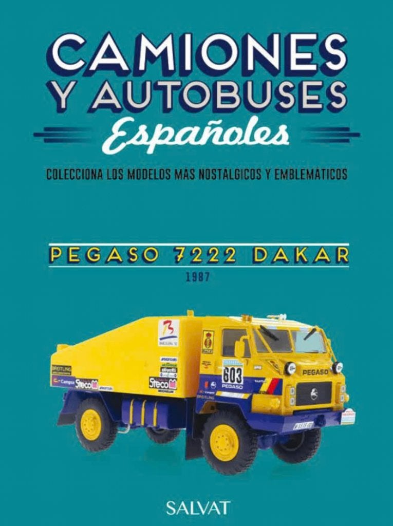 Pegaso 7222 1987 DAKAR schaal 1/43 camion autobus # 72, Verzenden, Nieuw, Bus of Vrachtwagen, Overige merken