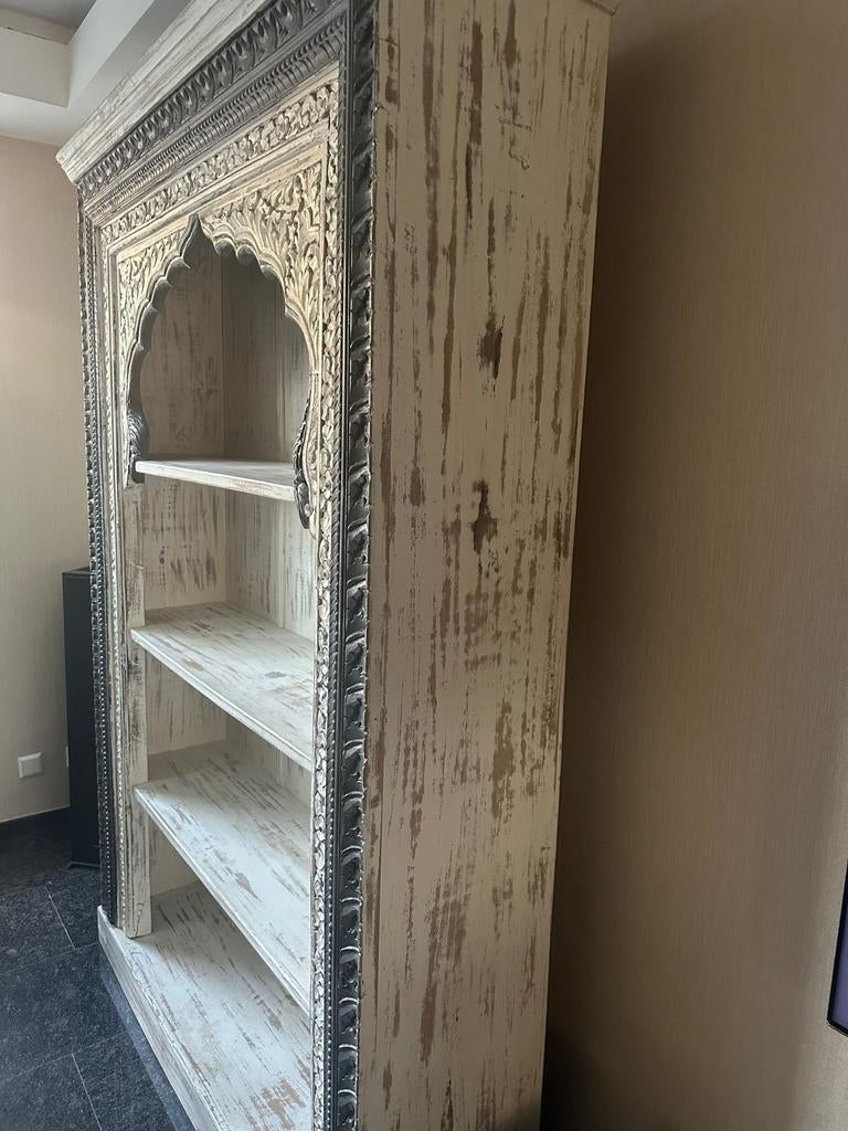 Prachtige Indiase klassieke Ibiza style wandkast, Huis en Inrichting, Met plank(en), Ibiza style, Klassiek, Indiaas, Bohemian