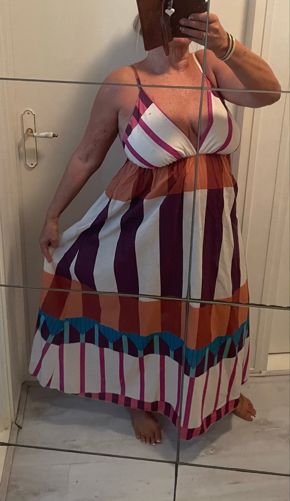 Nieuwe Maxidress van New Collection, Meerkleurig, Maat 42/44 (L), Nieuw, Ophalen of Verzenden