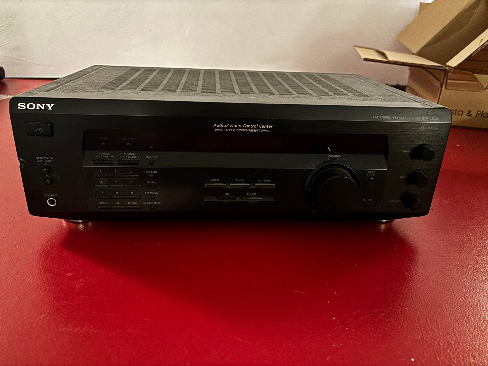 Sony versterker, Audio, Tv en Foto, Versterkers en Receivers, Ophalen, Gebruikt, Sony