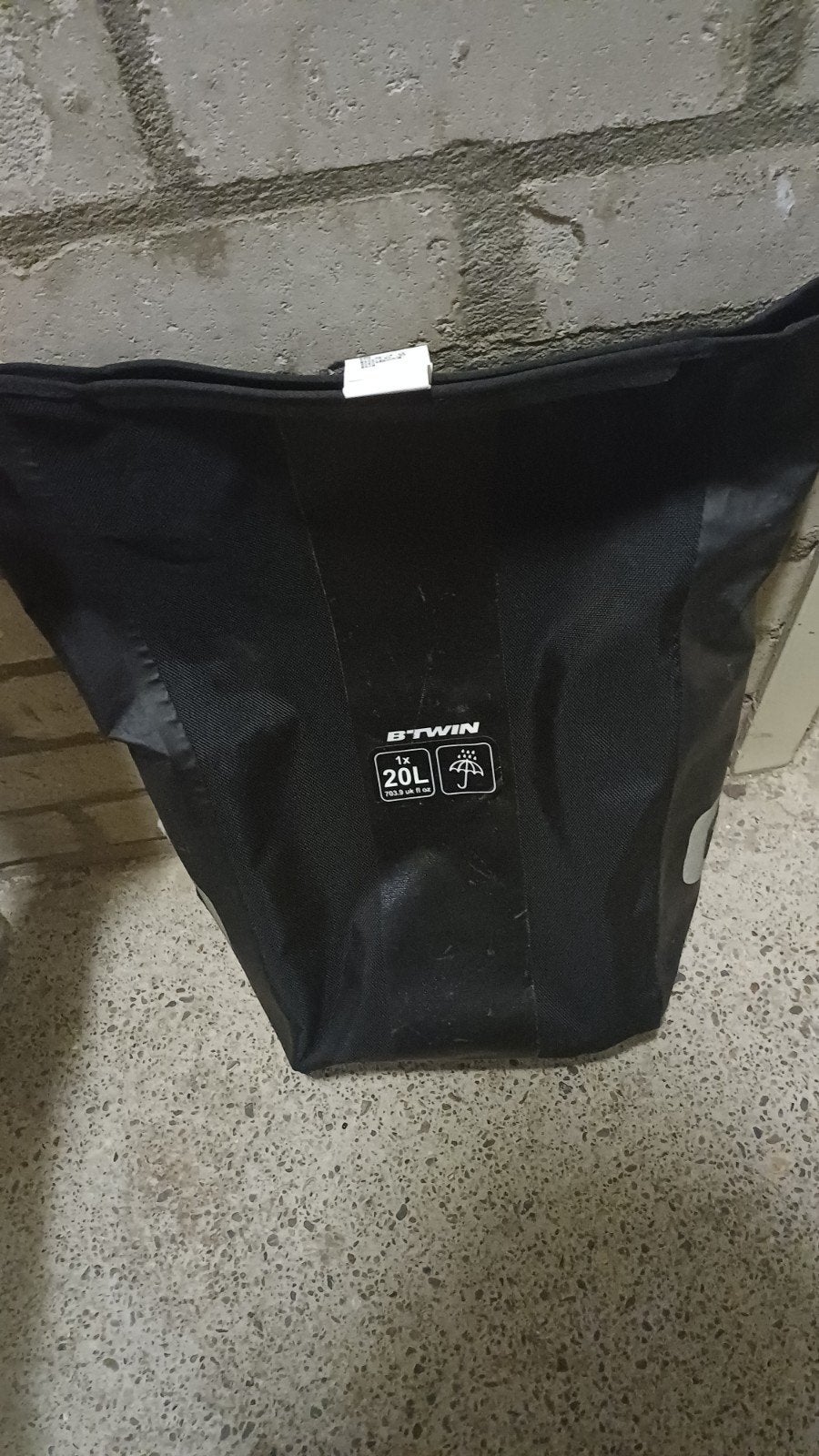 B'Twin 20L waterdichte fietstas, Ophalen, Gebruikt, B'Twin
