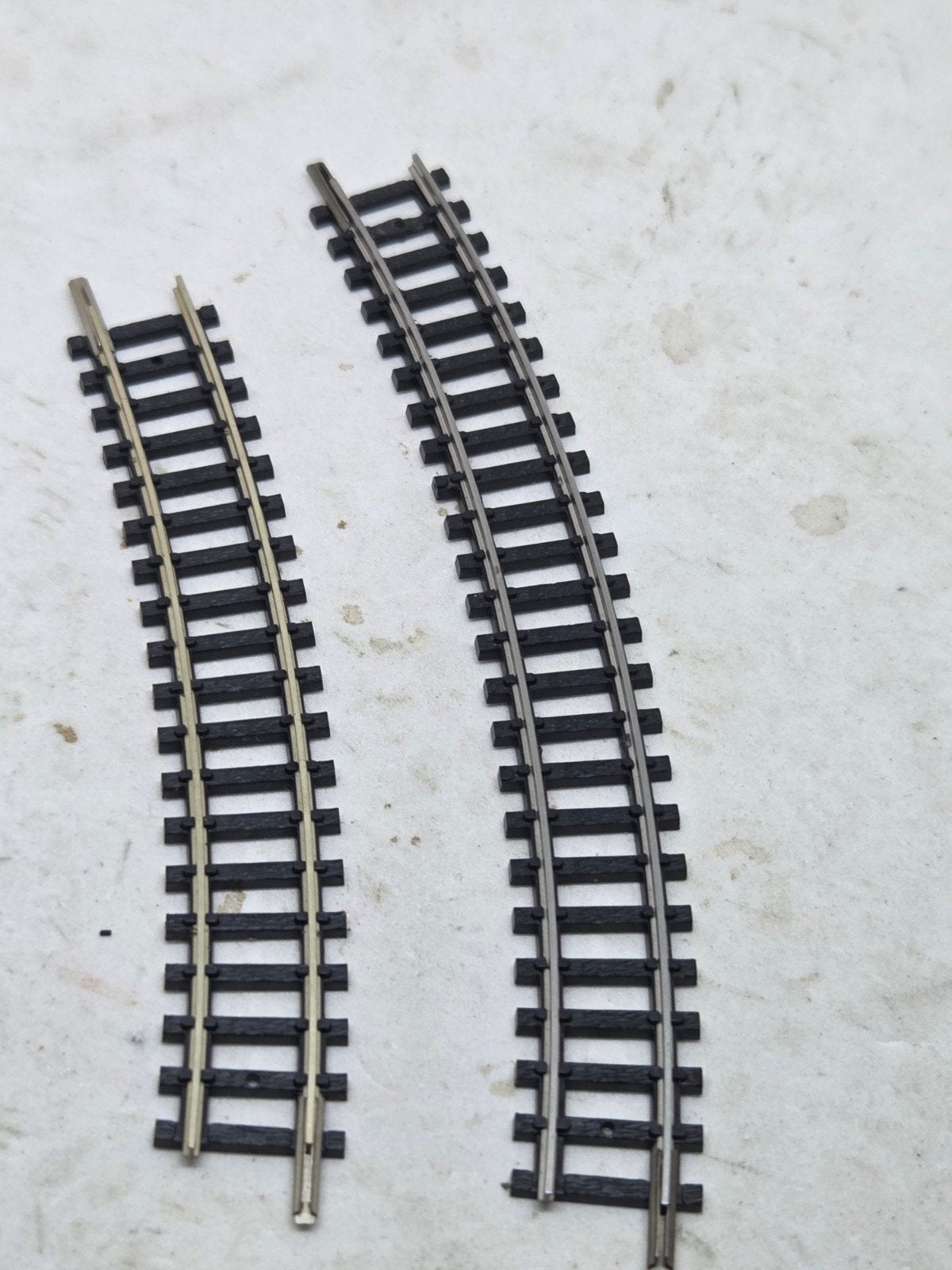 Minitrix 4922 en 4924 R2 bochten - per stuk, Gebruikt, Gelijkstroom, Trix, Analoog