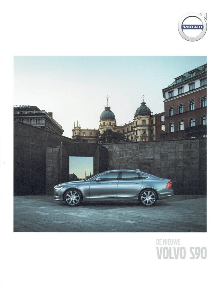 Folder Volvo S90 (2017), Verzenden, Gelezen, Volvo