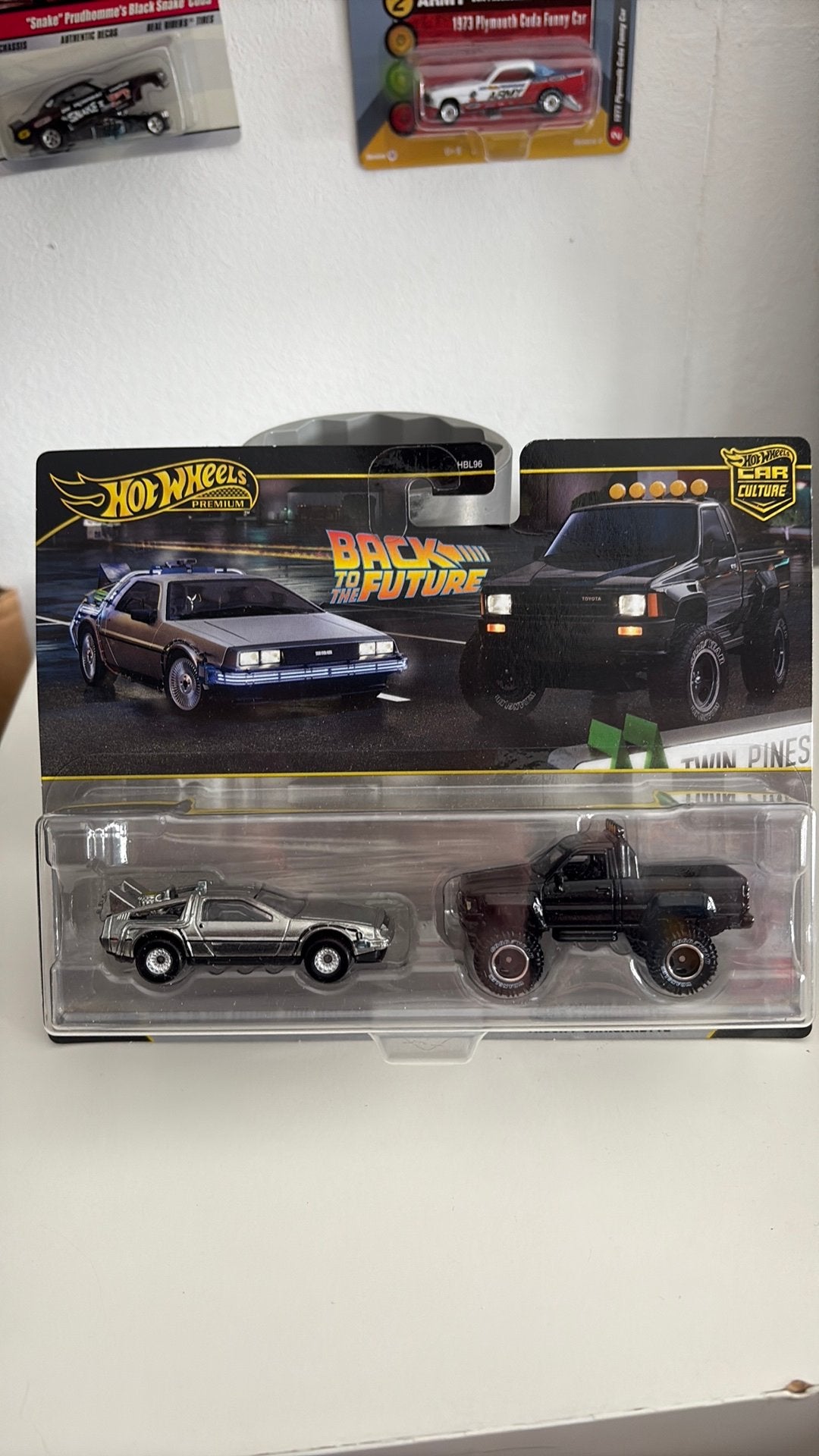 Hot Wheels Back to the Future Set 1/64, Ophalen of Verzenden, Nieuw, Auto