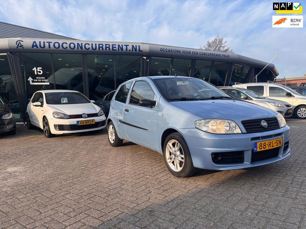 Fiat Punto 1.2 Navigator, Airco Inruil mogelijk., Voorwielaandrijving, Gebruikt, 4 cilinders, Origineel Nederlands