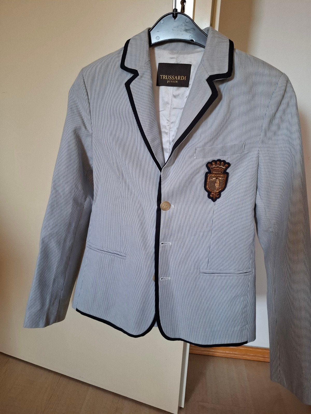 italiaanse colbert/blazer Trussardi maat 12 (mt 152), Ophalen, Zo goed als nieuw, Jongen, Jas