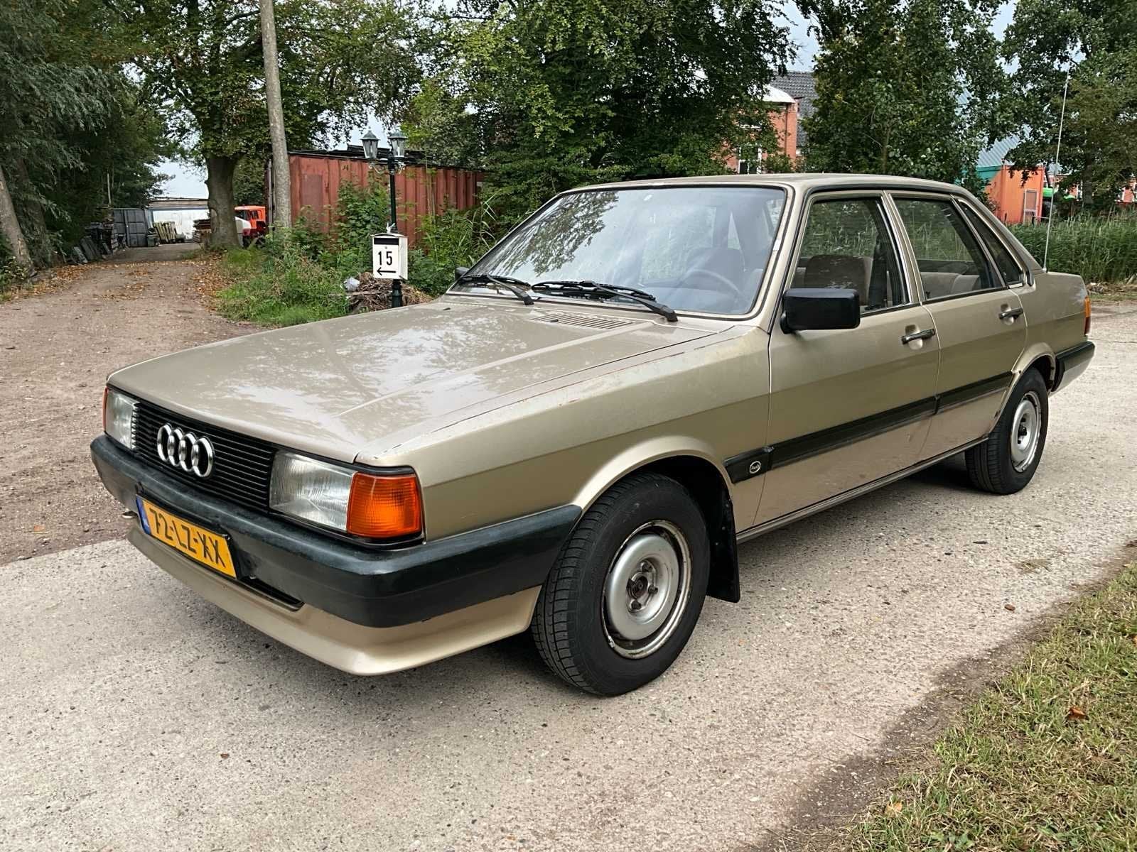 1985 Audi 80 1.6 Personenauto, Auto's, Audi, Gebruikt, Bruin, 1595 cc, Bedrijf