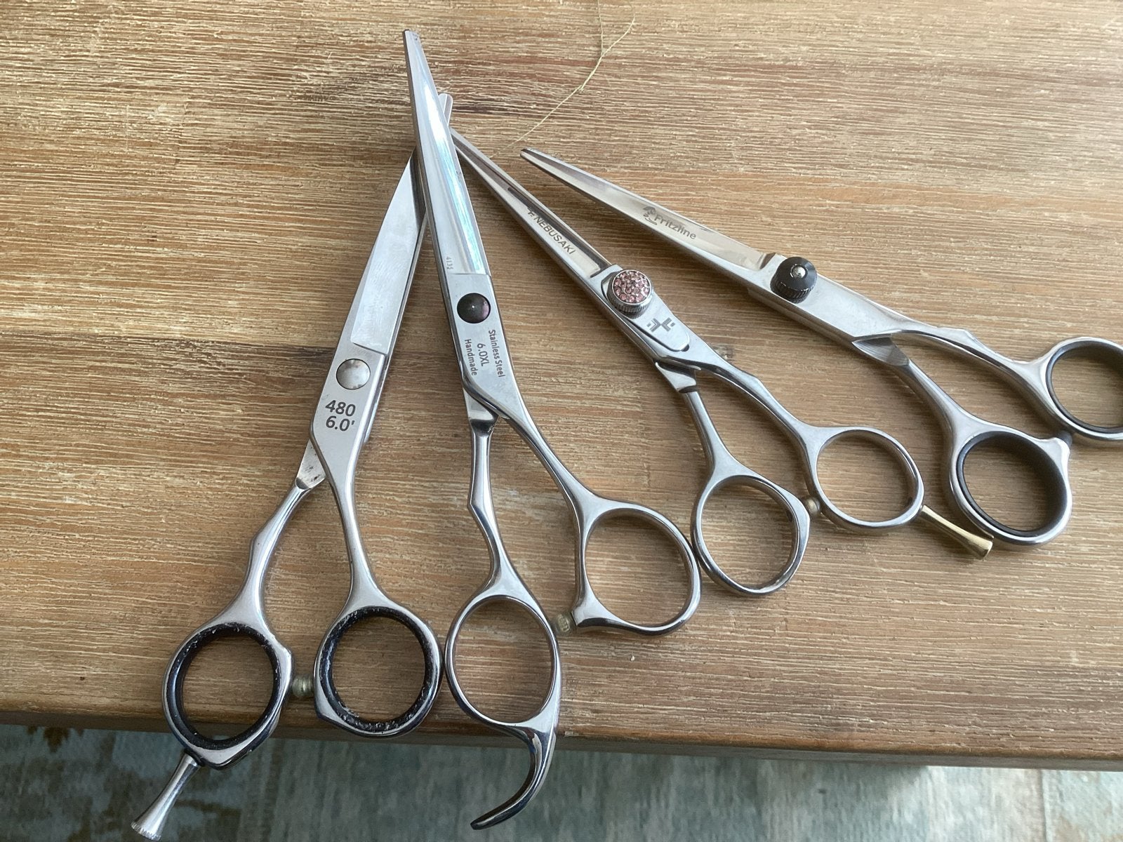 4 top merken kappersscharen japanse scharen, Ophalen of Verzenden
