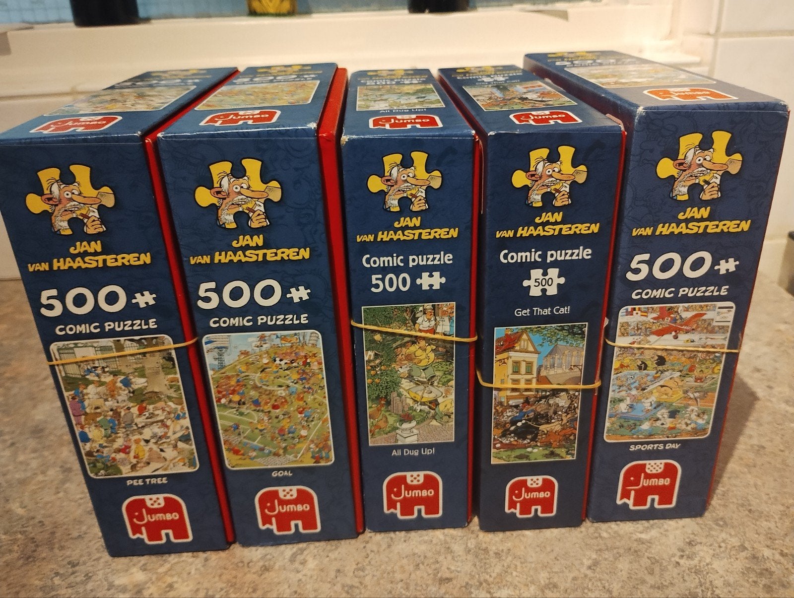 Jan van Haasteren puzzels 500 stukjes, Ophalen of Verzenden, 500 t/m 1500 stukjes, Zo goed als nieuw