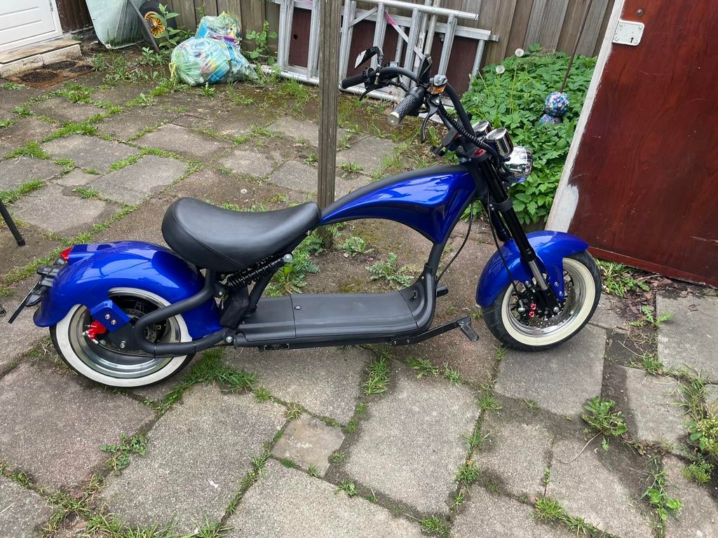 Electro chopper Mangosteen m1p van 2023 custum snor scooter, Fietsen en Brommers, Ophalen, Zo goed als nieuw, Elektrisch, Overige merken