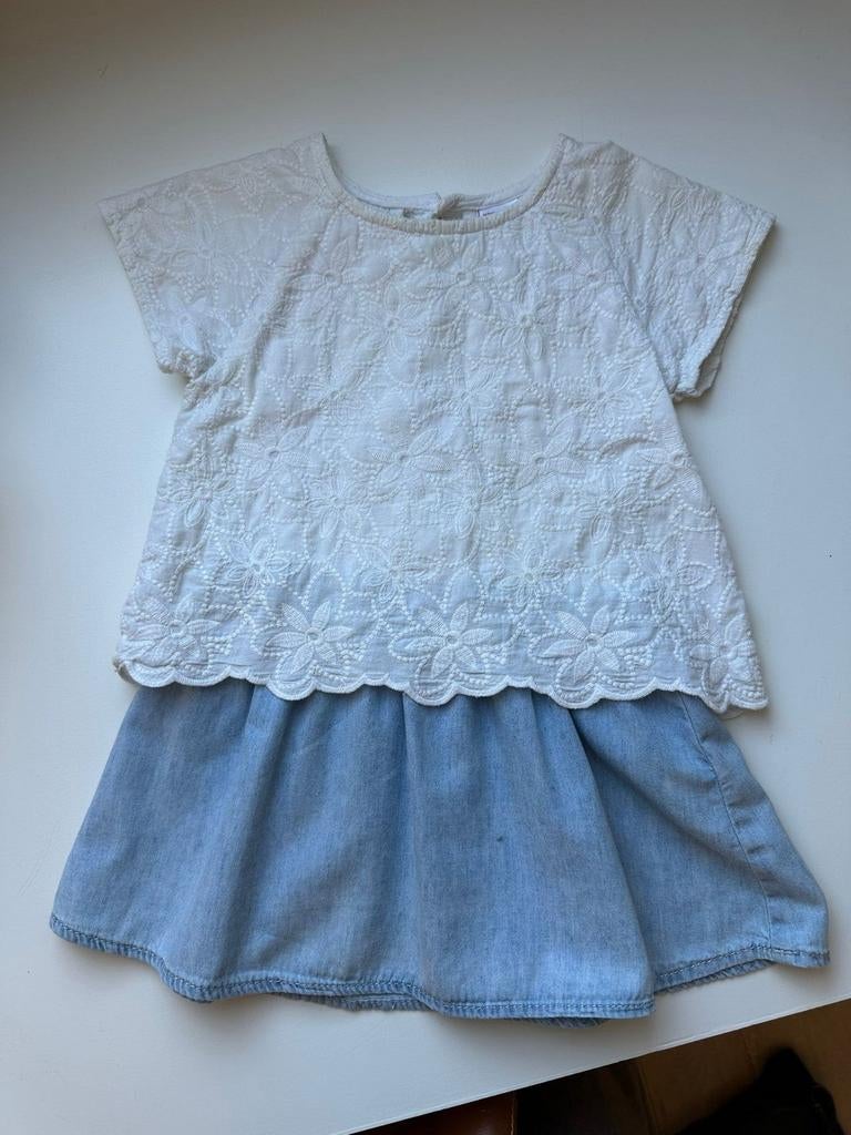 Wat een schattig jurkje Zara nieuwstaat maat 92 98, Kinderen en Baby's, Kinderkleding | Maat 92, Zo goed als nieuw, Meisje, Jurk of Rok