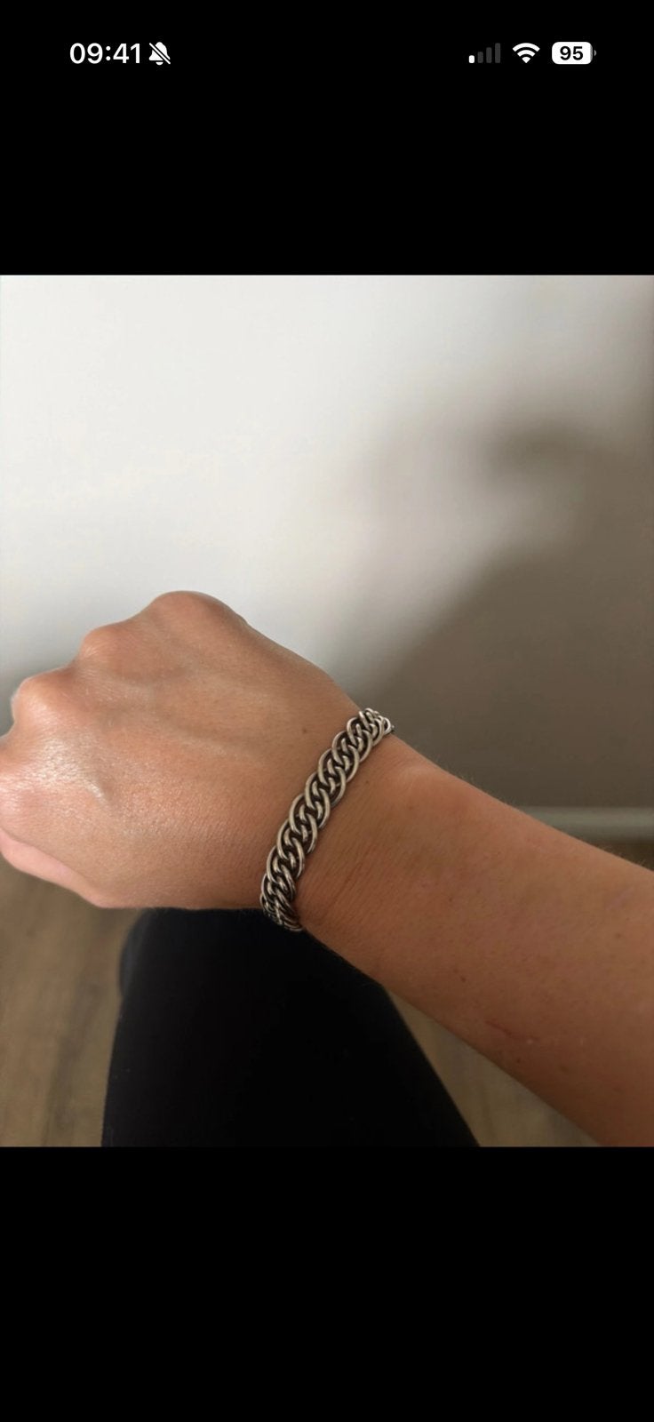 Buddha to Buddha armband, Sieraden, Tassen en Uiterlijk, Armbanden, Ophalen of Verzenden, Gebruikt, Zilver