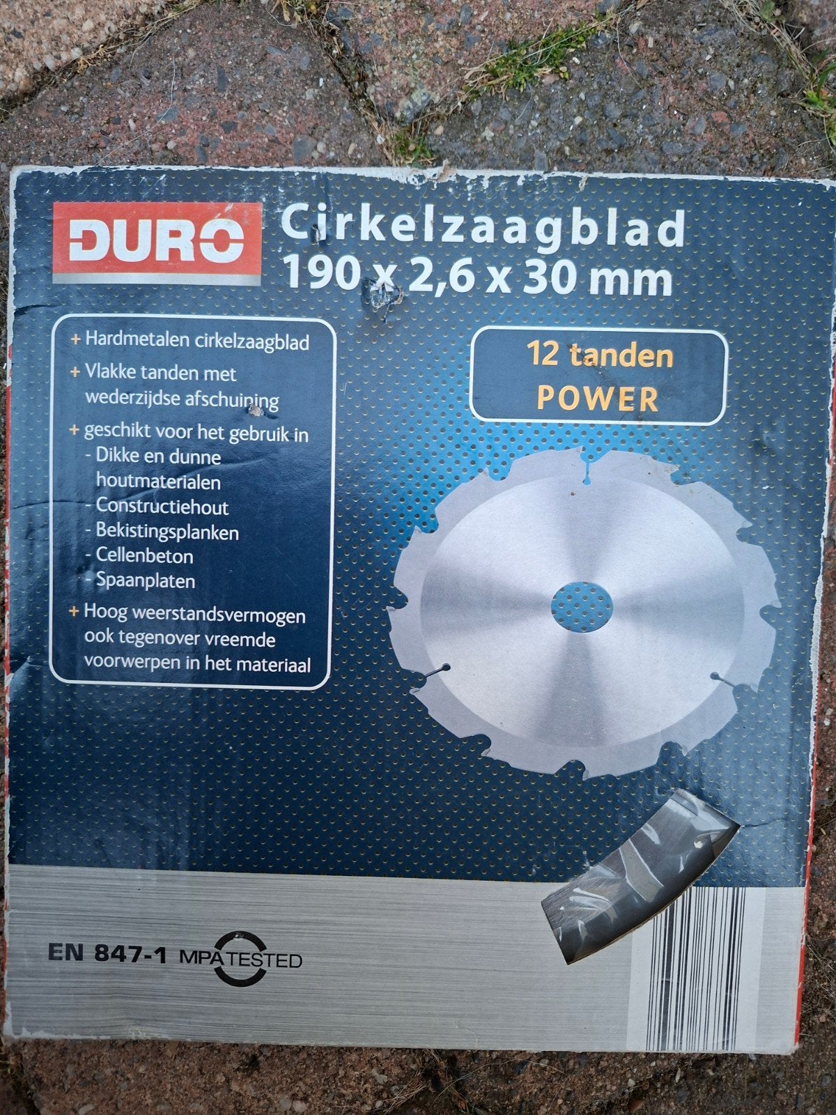 Cirkelzaagblad Duro, Ophalen, Nieuw