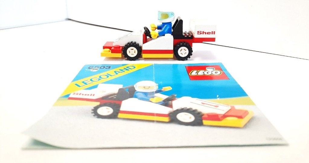 Lego Shell Sprint Racer 6503 (1988), Verzenden, Lego, Compleet, Zo goed als nieuw