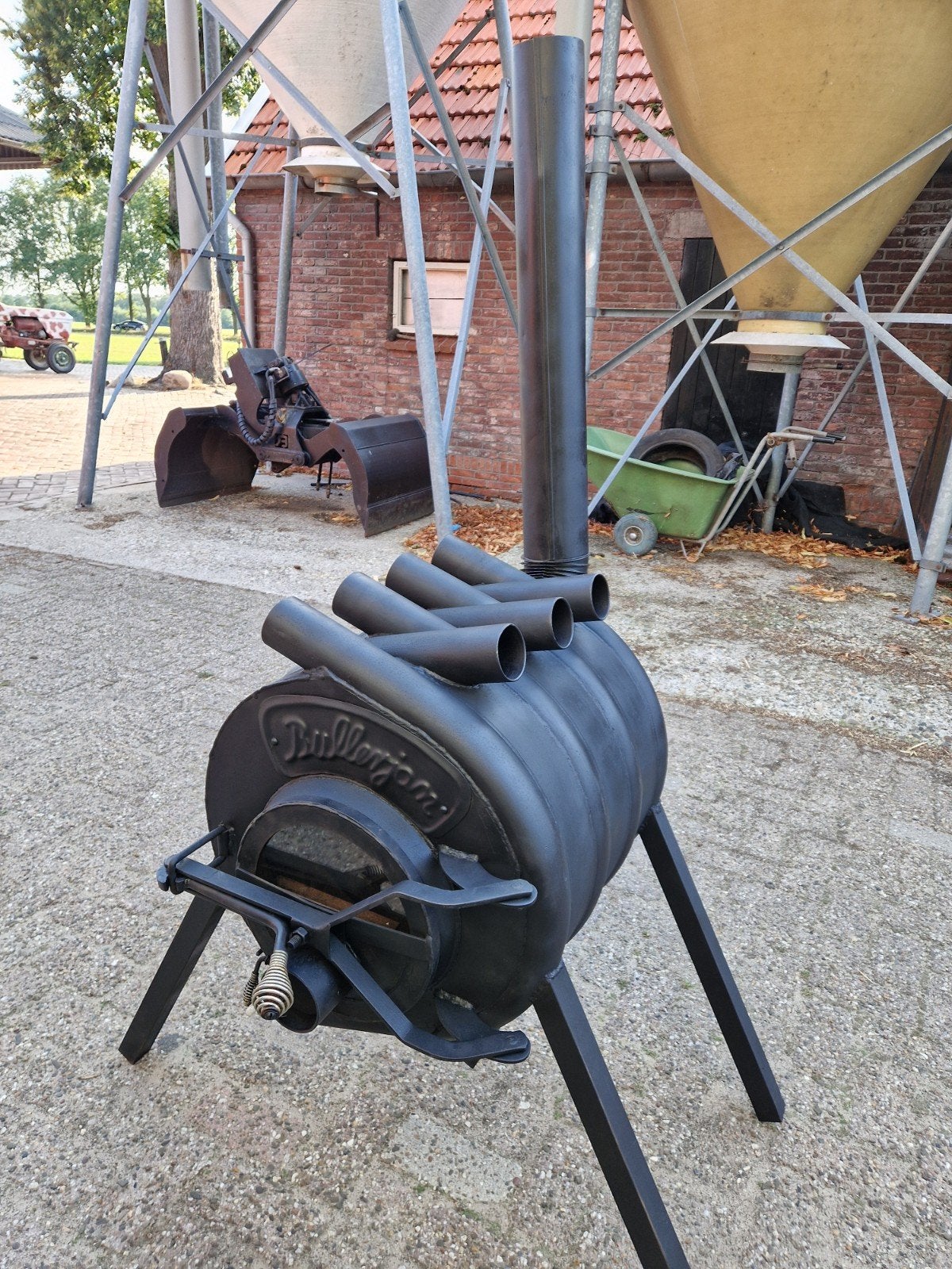 Bullerjan 01 - 11KW Houtkachel, Huis en Inrichting, Kachels, Ophalen, Gebruikt, Houtkachel, Vrijstaand