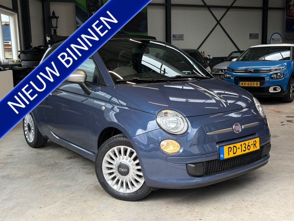 Fiat 500C 0.9 TwinAir Lounge Airco O.H. Nieuwe APK, Euro 5, 86 pk, Gebruikt, Cabriolet